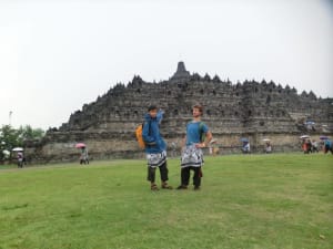 Vor Borobudur Borobudur